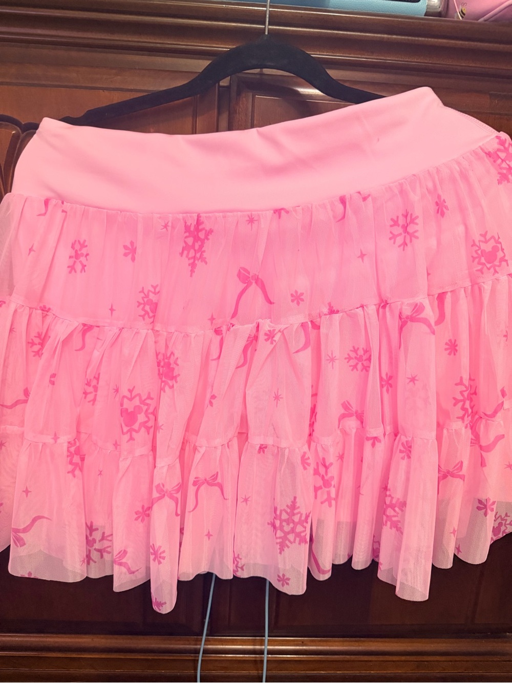 Disney Fantasyland Castle Holiday Mesh Skort for Women - Picture 6 of 7